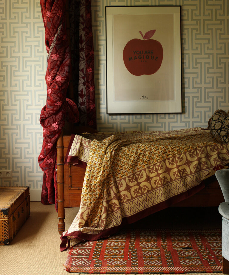 Dani Single Plaid in Tragetasche